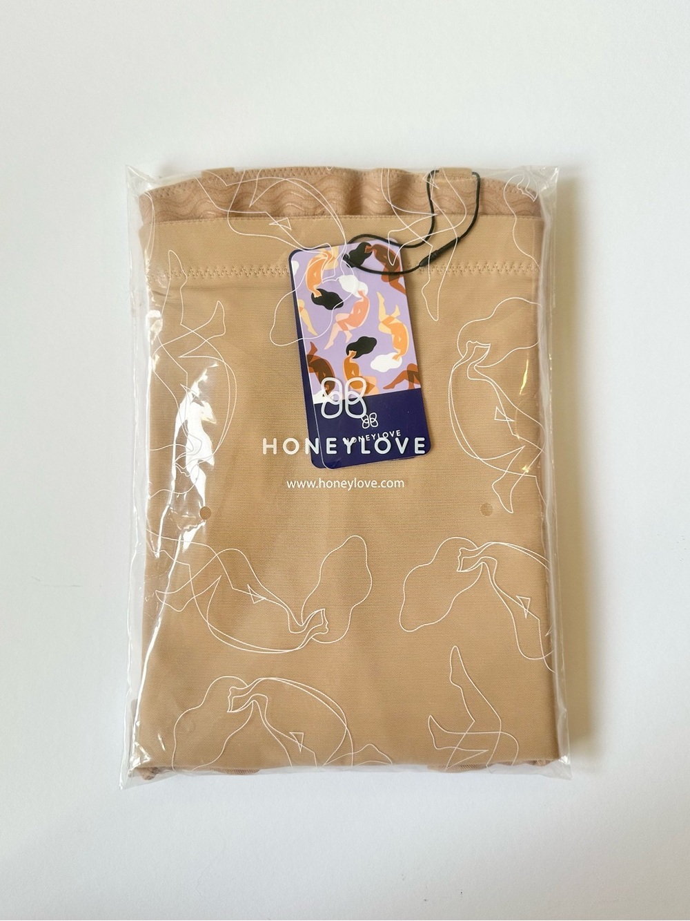 Honeylove Shapewear SuperPower Short - Small, Sand